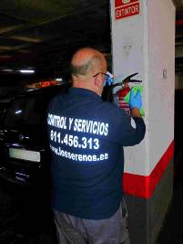 Auxiliar de Servicios en Madrid - Limpieza de Extintores